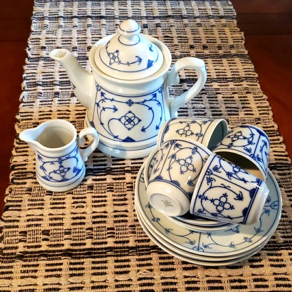 Winterling rare vtg collectible 15 pieces 🍵 teaset in immaculate used condition